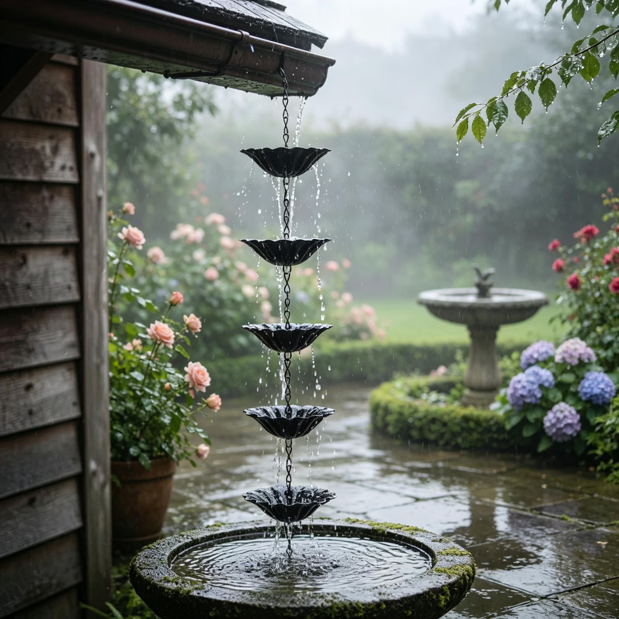 Etsy Decorative Metal Rain Catcher Chain