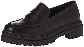 Ryan Lug Damen-Loafer mit tiefer Sohle, Schwarz, 10