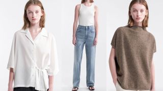 Composite image of clothes from Filippa K