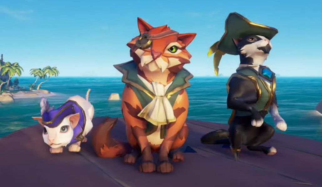 Sea of Thieves adding cats (in hats) and a new trading company in