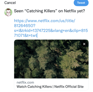 Sharing from the Netflix on Twitter