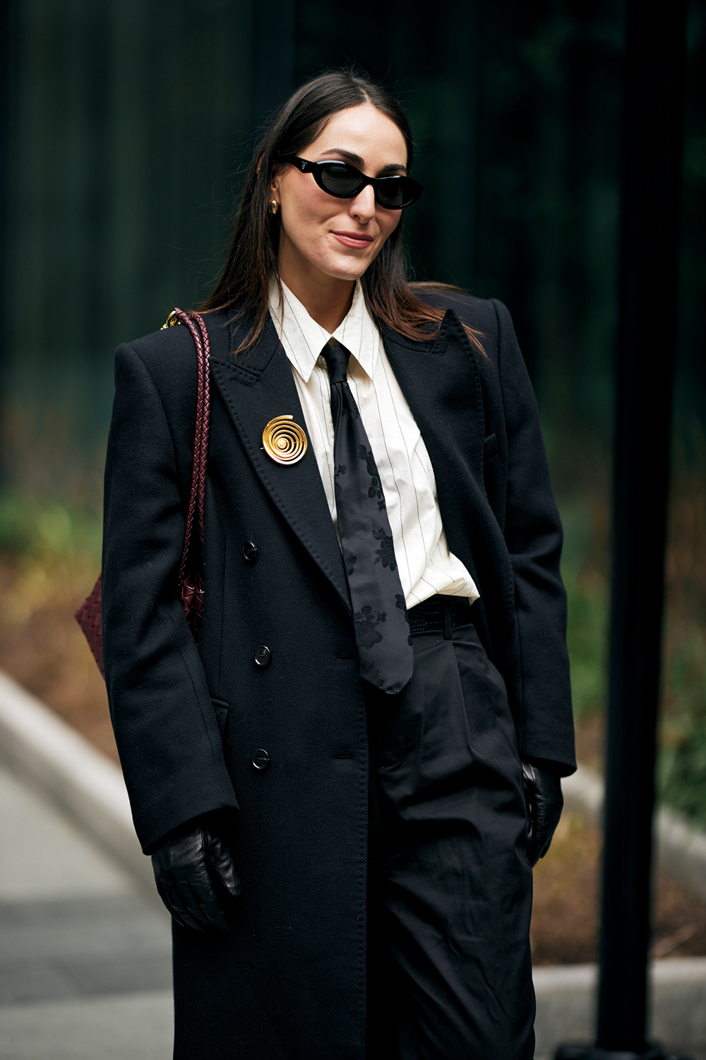 Street Style Image with Brooch
