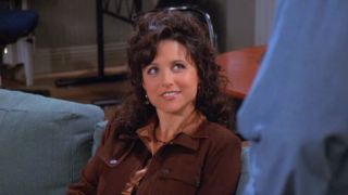 Julia Louis-Dreyfus as Elaine Benes on Seinfeld