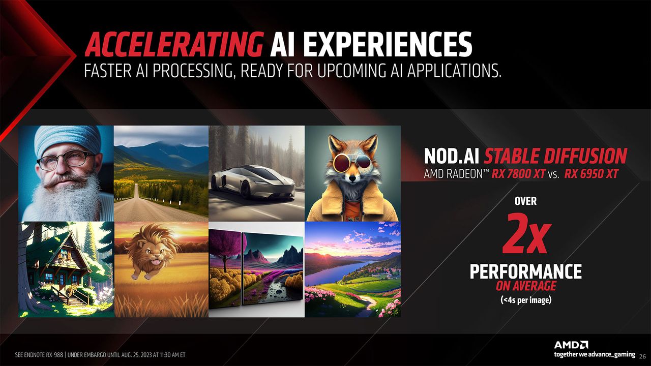 AMD RX 7800 XT 7700 XT Gamescom materials