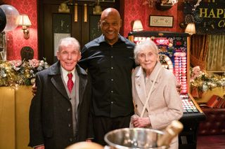 George Knight with Eddie Knight and Gloria Knight in EastEnders 