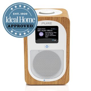 Pure Evoke H3 DAB/FM radio with Ideal Home approved logo