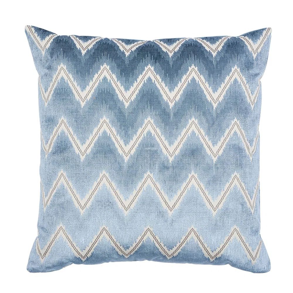 Chevron Velvet Pillow by Schumacher