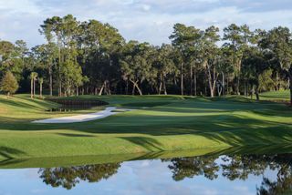 A general view of a hole at TPC Sawgrass' Stadium Course