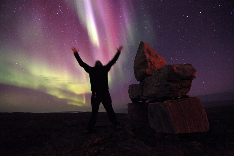 Sylvain Serre of Ivujivik, Quebec, Canada, captured this aurora shot on September 3, 2011.