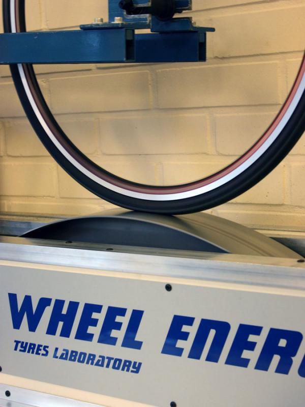 One of Wheel Energy's most important tests covers rolling resistance.