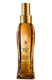 L'Oréal Professionnel Mythic Oil
Providing heat protection up to 230°C this oil helps to detangle strands after washing and smoothens the cuticle to combat frizz. 