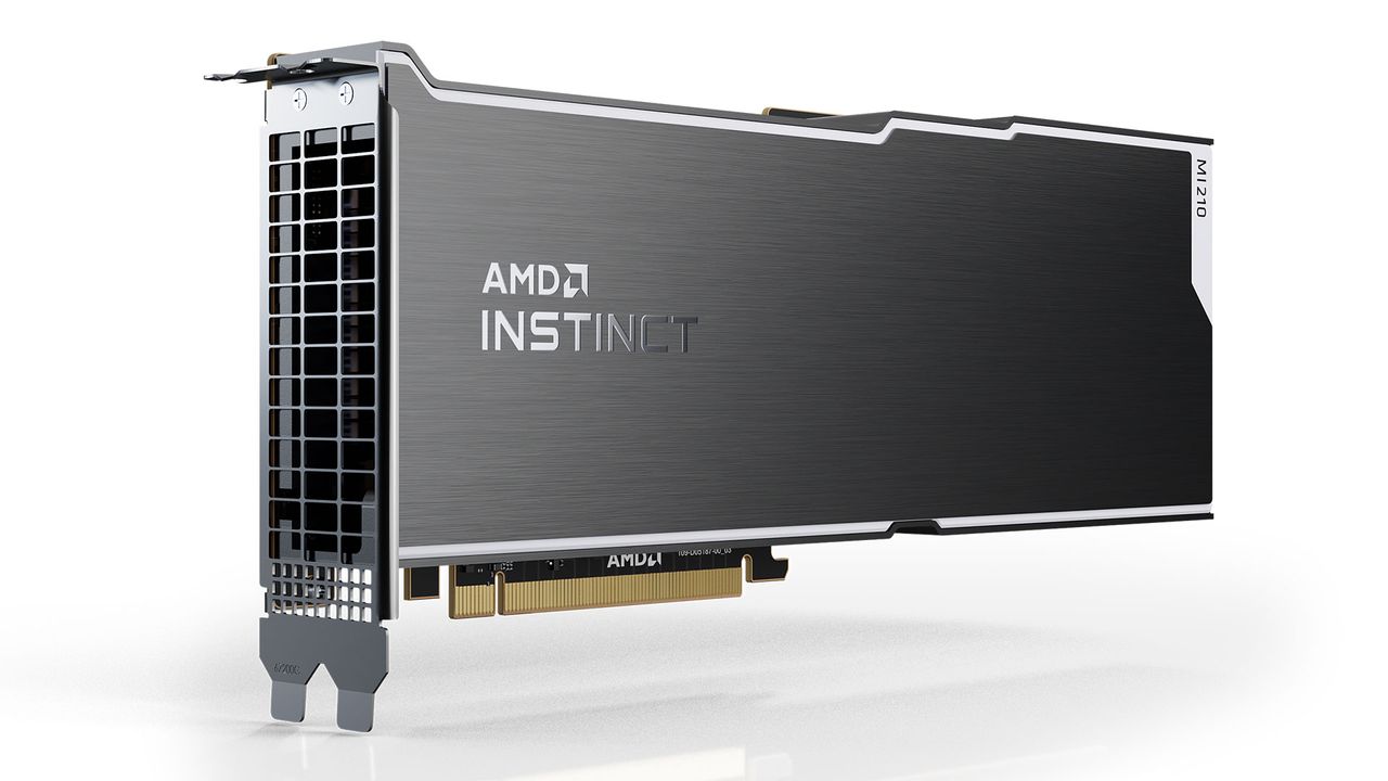 AMD Radeon Instinct MI210 images and slides