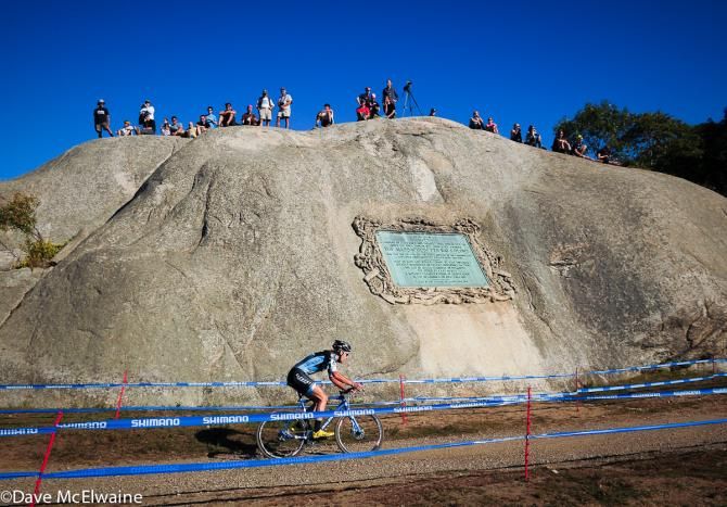 Jamey Driscoll (Raleigh Clement) was having his best cyclo-cross race in years