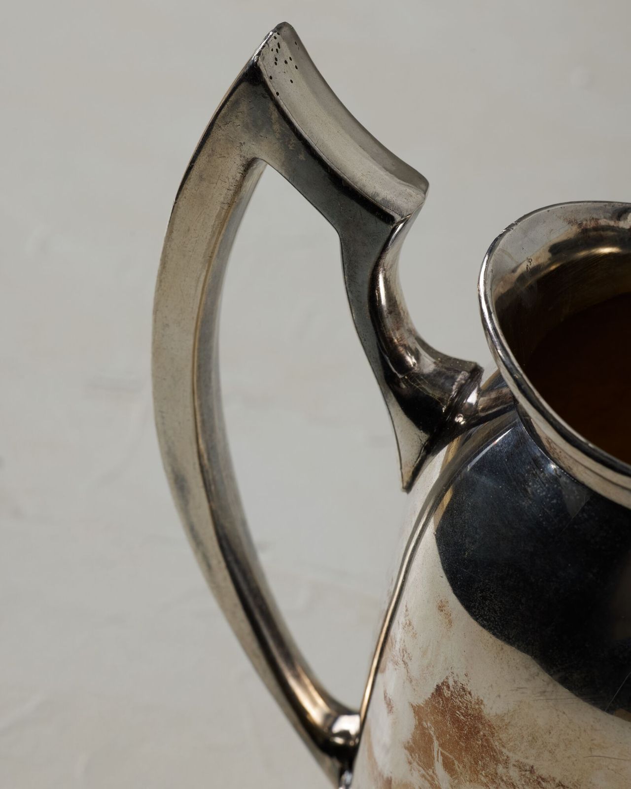 Lone Fox x Joon Loloi vintage silver plated pitcher