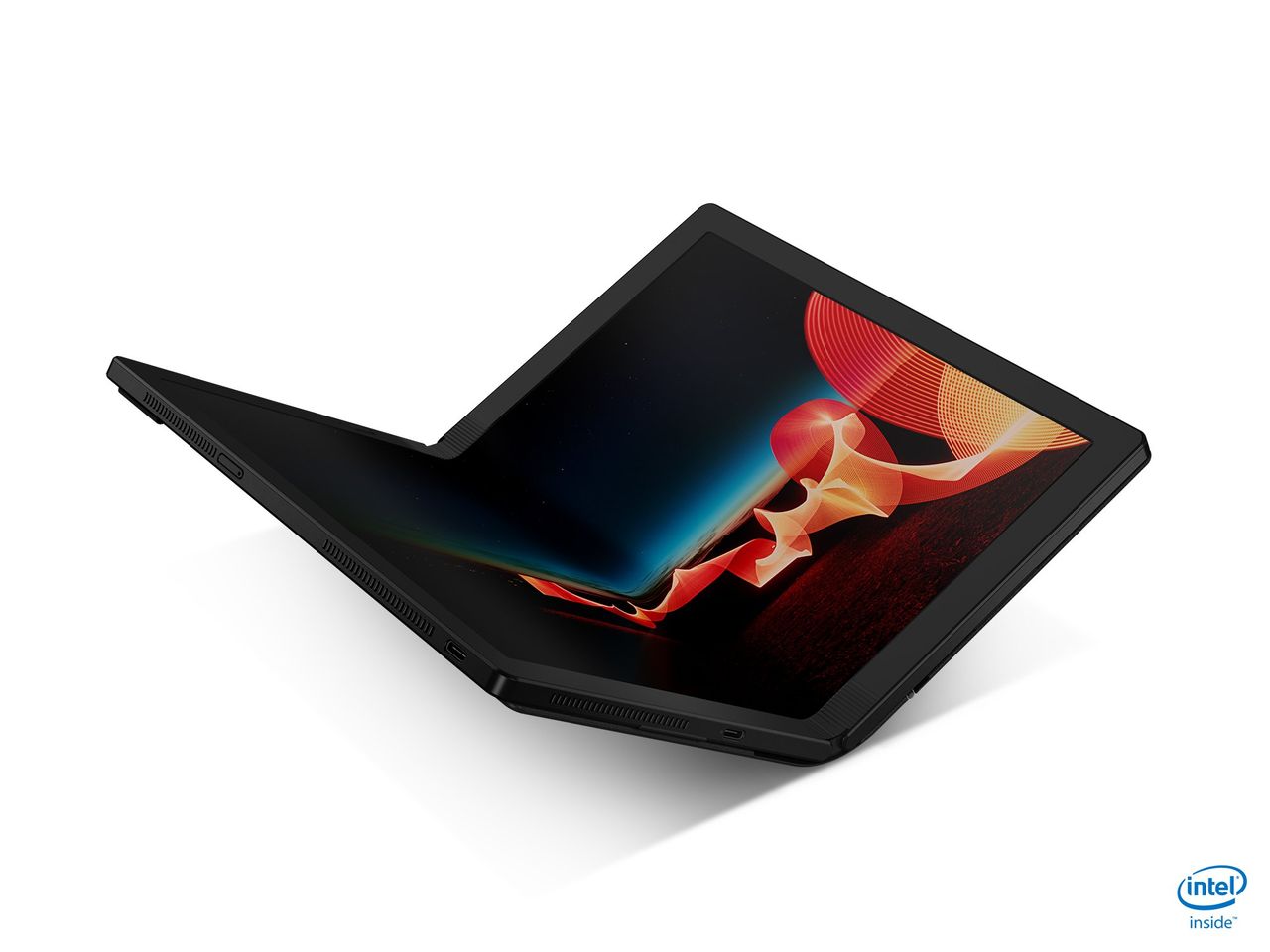 ThinkPad X1 Fold opening front of display