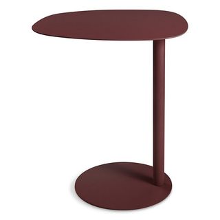 Small red side table