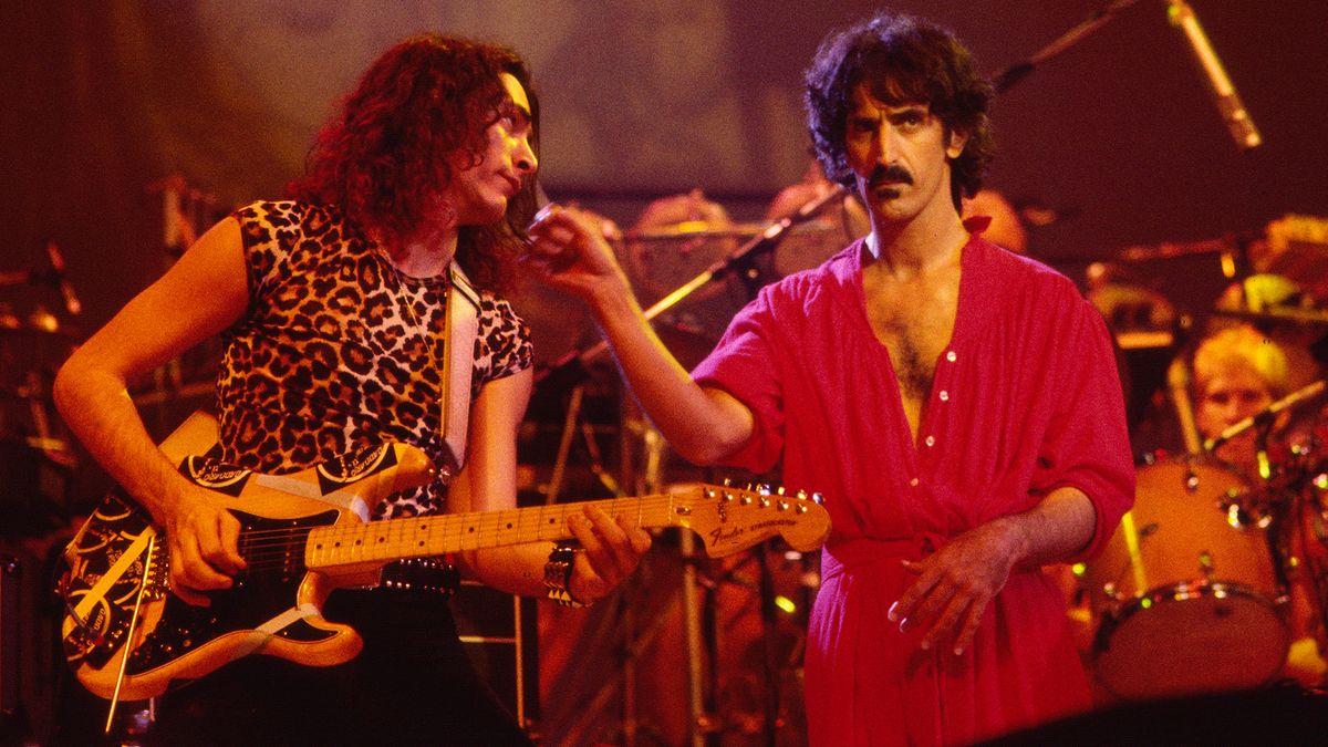 [L-R] Steve Vai and Frank Zappa