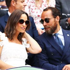 Pippa Middleton and James Middleton attend Wimbledon