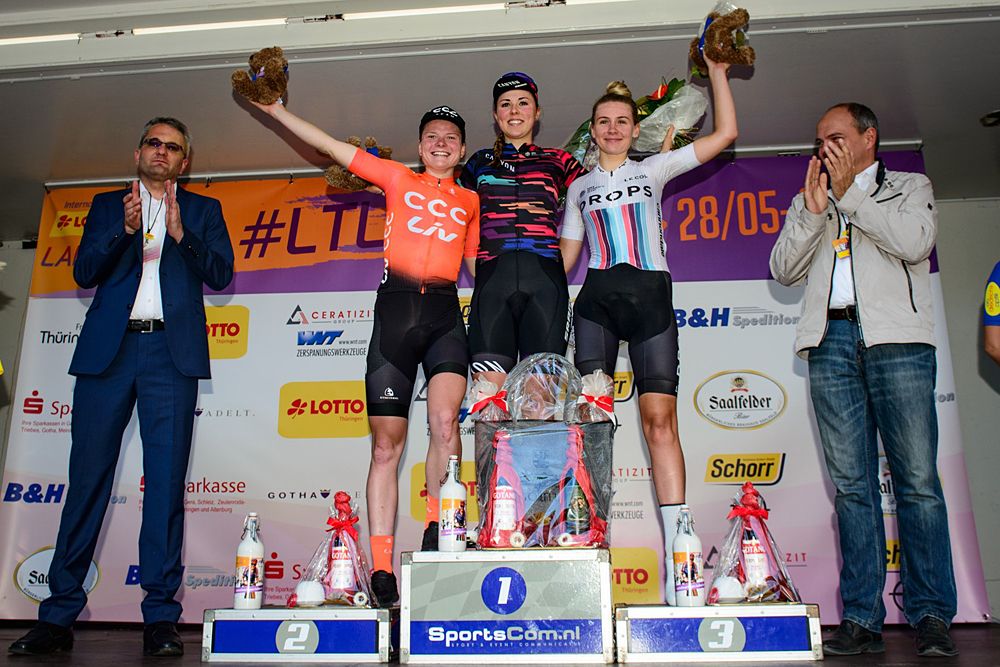 Lisa Klein (Canyon-SRAM) wins stage 4 at Lotto Th&uuml;ringen Ladies Tour