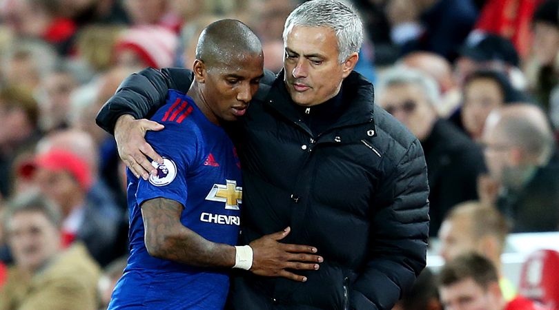 Ashley Young, Jose Mourinho