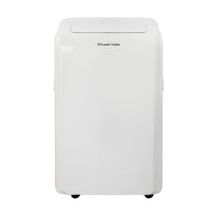 The white rectangular Russell Hobbs RHPAC11001 Portable Air Conditioner
