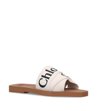 Womens Chloé White Woody Slides | Harrods Uk