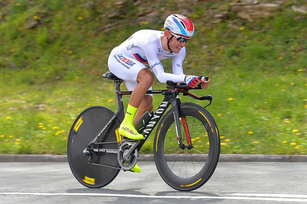 Joaquim Rodriguez (Katusha) wins the overall title after the time trial