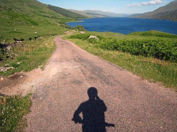 A recovery ride to Loch Garry.
