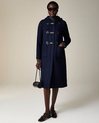 Collection Duffle Coat in Italian Wool-Blend Melton