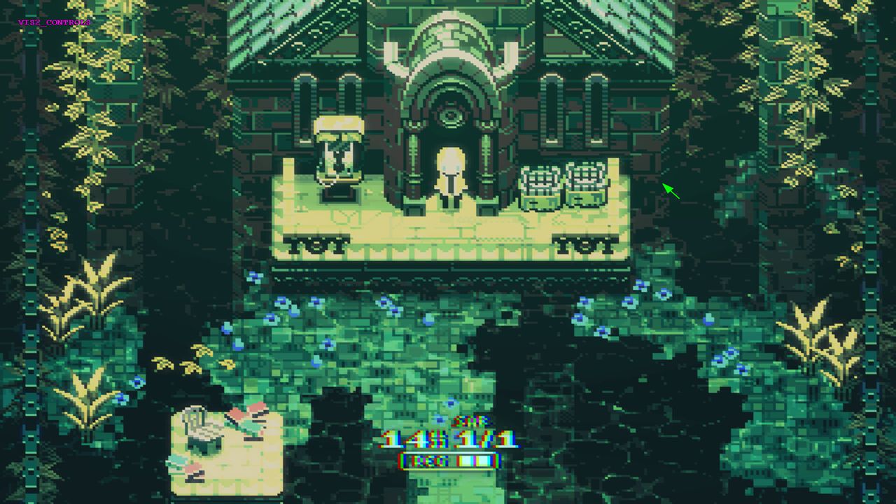 shot of a greener, more naturalistic area in Radio the Universe