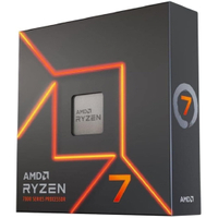 AMD Ryzen 7 7700X | 8 cores, 16 threads | 5.4 GHz max boost | 32 MB L3 cache | 105 W TDP | $278.99 $243.99 at Newegg (save $35)