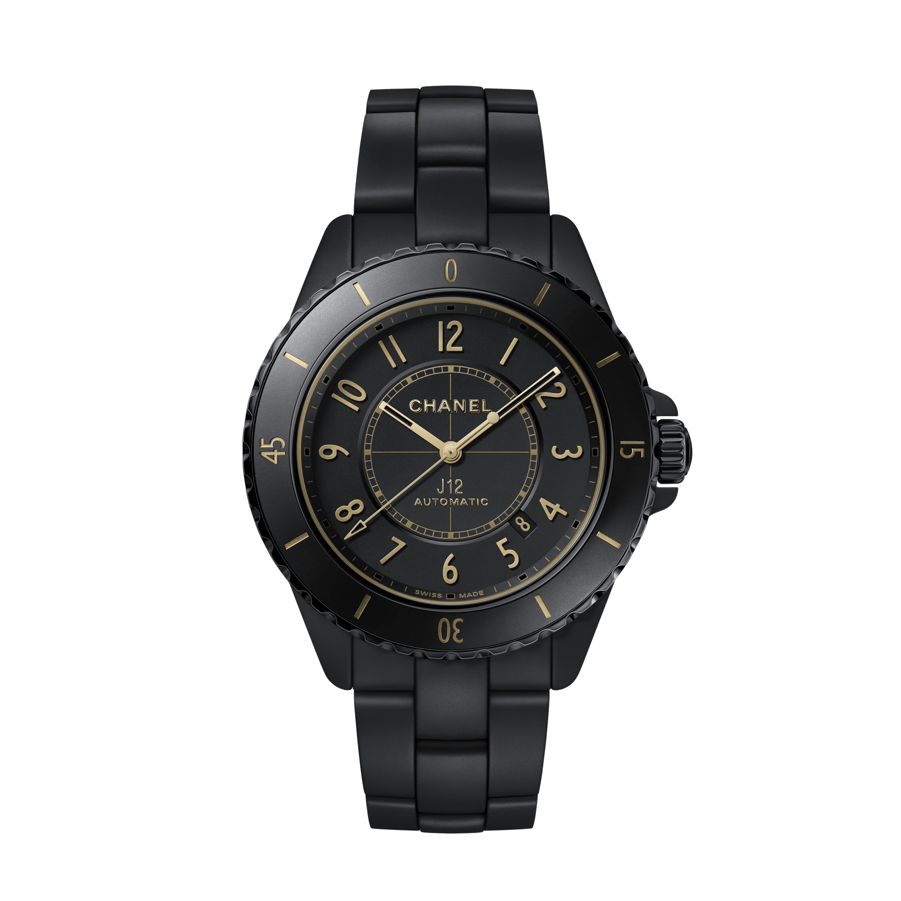 J12 Golden Black Watch Calibre 12.1, 42 Mm
