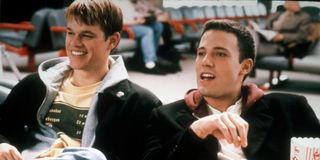 Matt Damon as Will Hunting and Ben Affleck as Chuckie Sullivan in Good Will Hunting (1997)