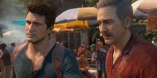 Nathan Drake and Sully in Uncharted 4