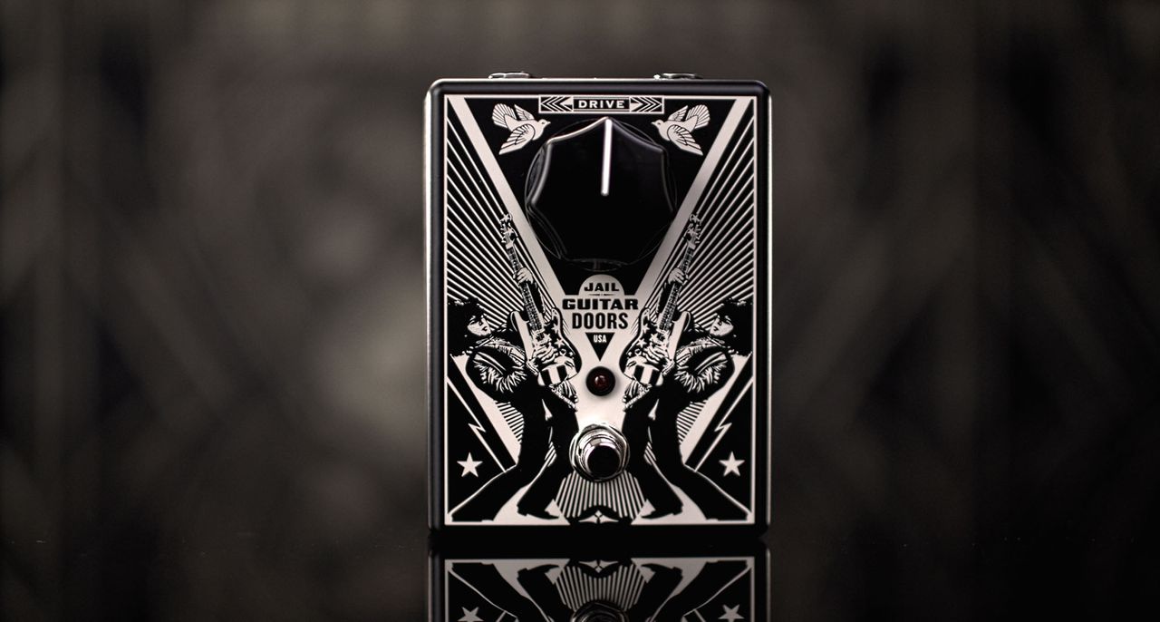 MXR Wayne Kramer Jail Guitar Doors Drive: launched with the help of Tom Morello, this signature drive features artwork from Obey and will support the late MC5 guitarist's prisoner rehabilitation charity.