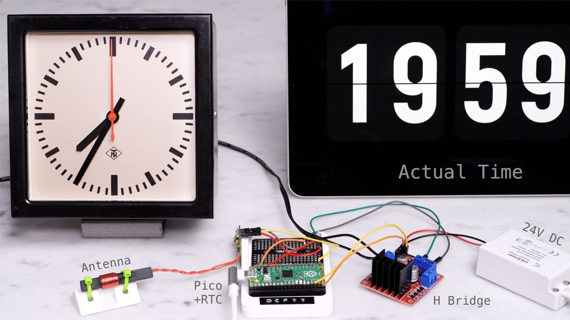 opfindelse Hejse crack Raspberry Pi Pico Atomic Clock Keeps Super Accurate Time | Tom's Hardware
