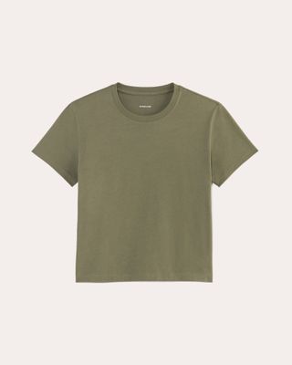 Everlane, The Box-Cut Tee in Essential Cotton