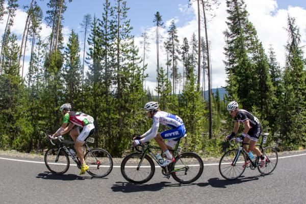 The men got away after 70km of racing