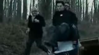 Bam Margera hurting himself on bucket cars