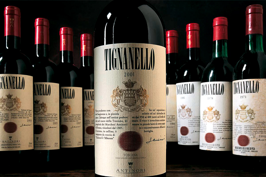 Tignanello bottles