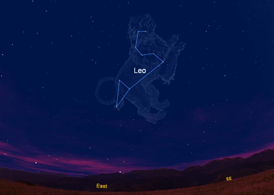 How To Draw Leo The Lion Constellation