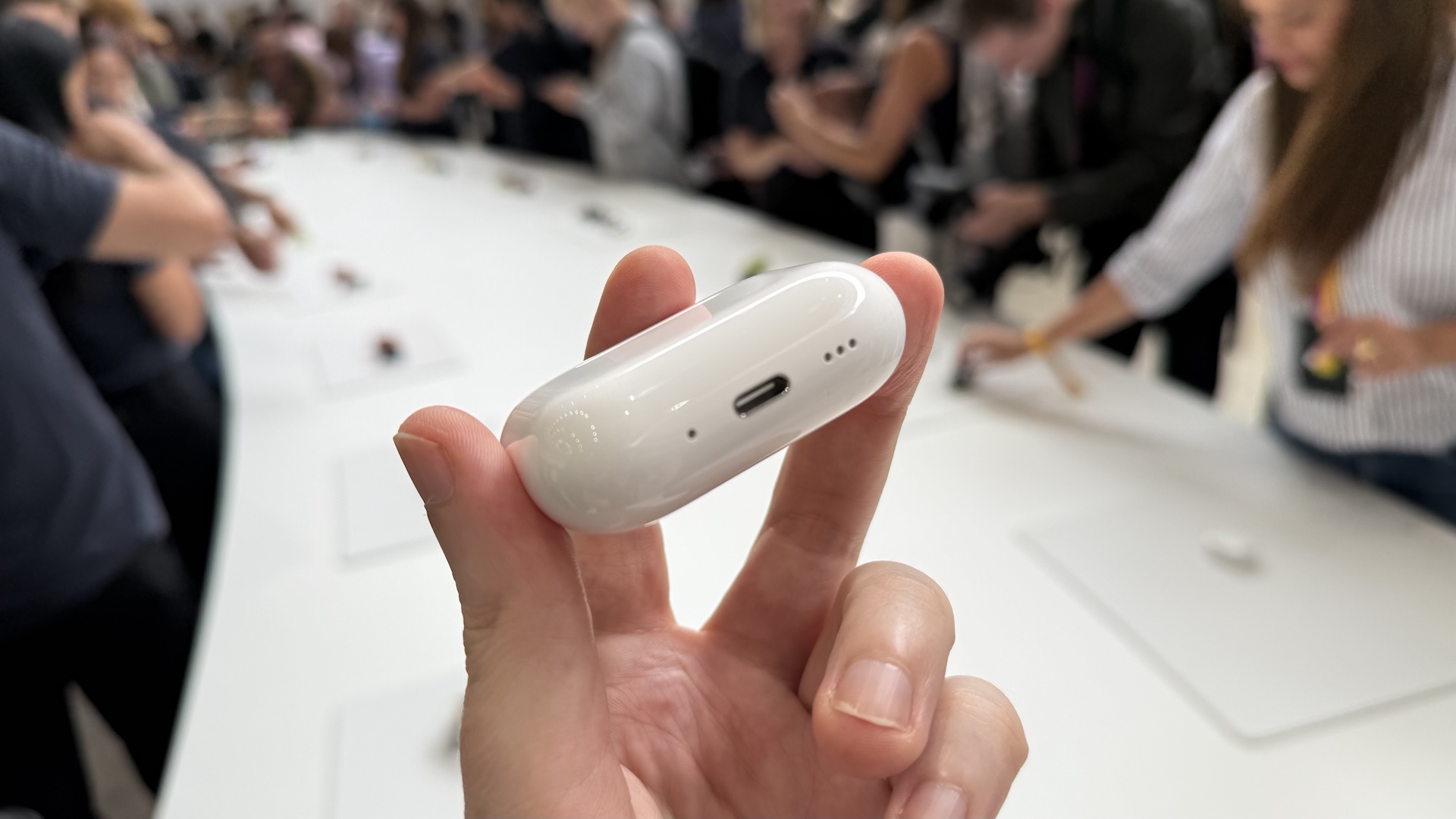 Images of the product launch for iPhone 17 at Apple&#039;s HQ in Cupertino