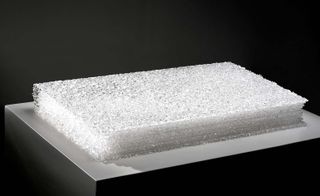 Crystallised sheets on top of each other