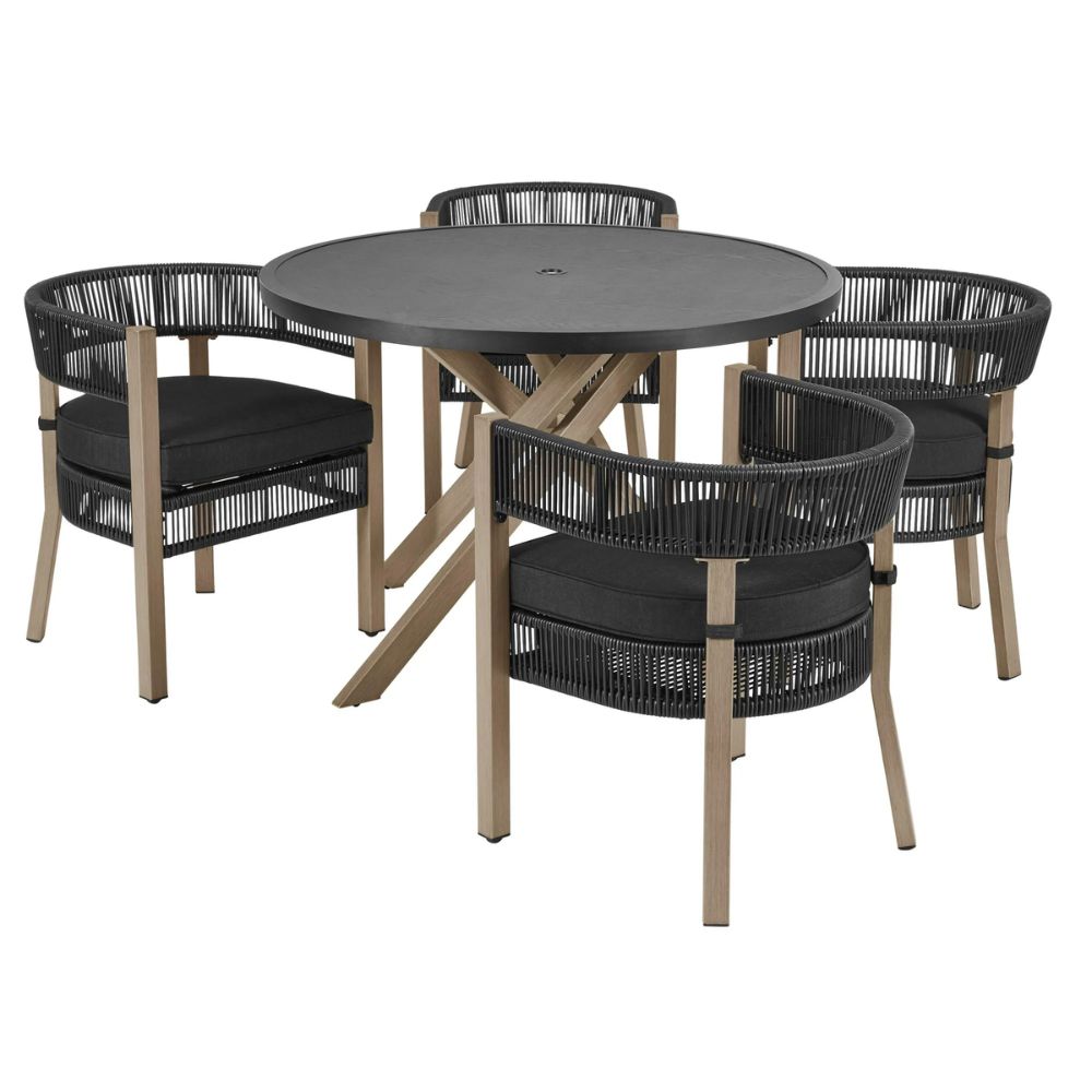 Tarren 5 Piece Outdoor Dining Set