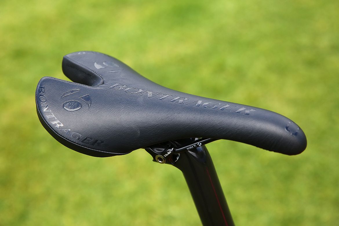 A mysterious Bontrager saddle on the Trek-Segafredo Emonda