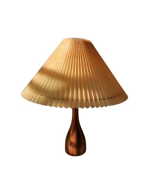 Table Lamp with Walnut Base
