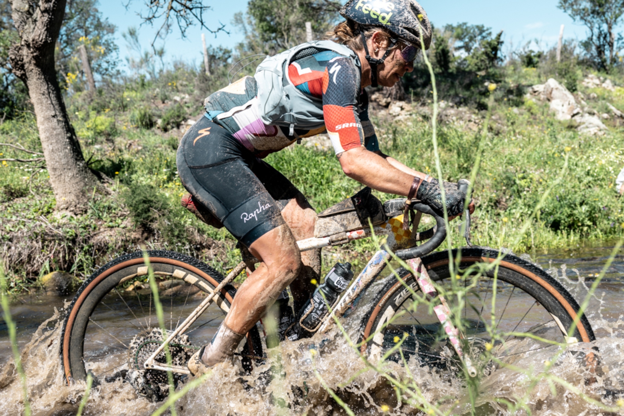 Sarah Sturm at the 2024 Traka gravel race in Girona, Spain