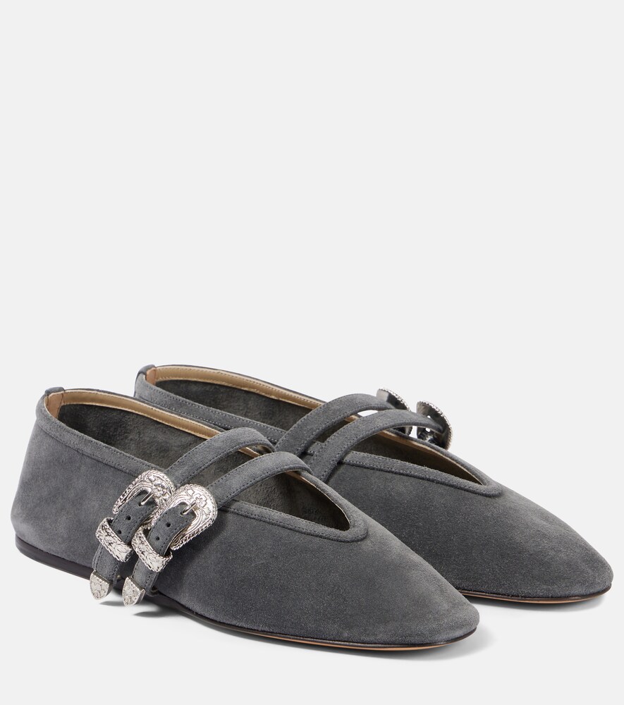 Claudia Suede Ballet Flats