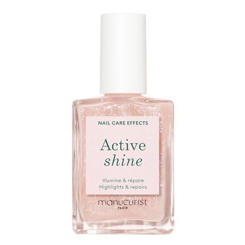 Manucurist Active Shine Nail Highlighter Nude Nail Strengthener Polish