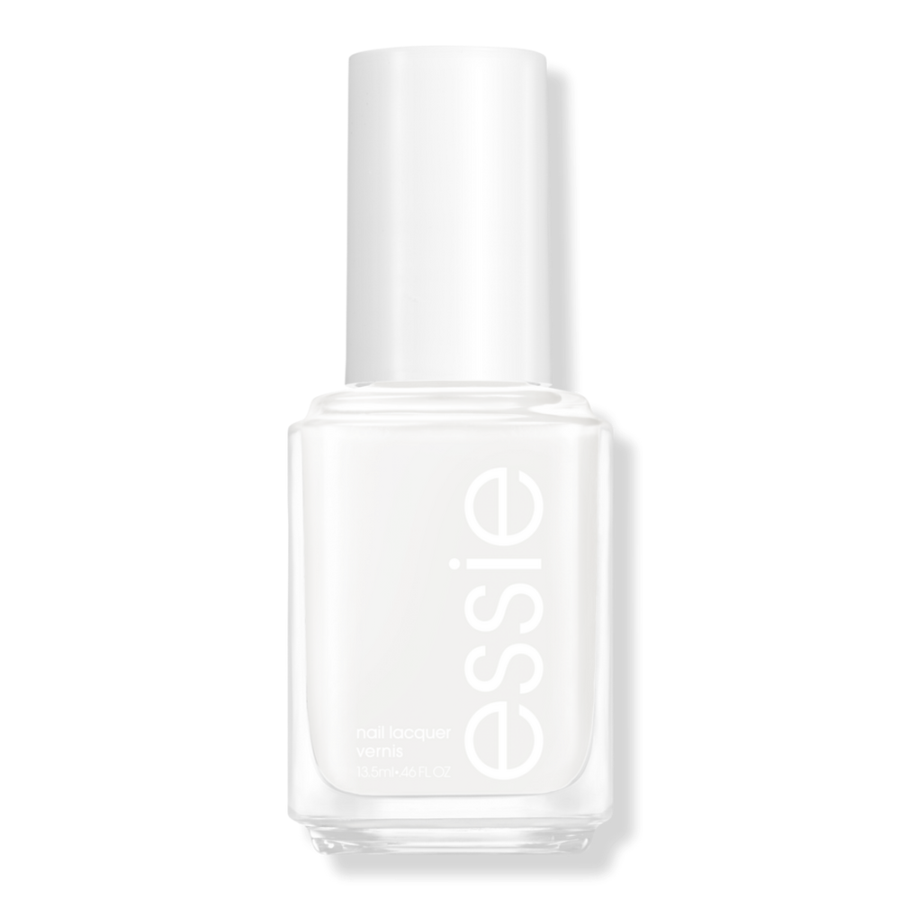 Essie, Black, White 
Neutral Nail Polish - Marshmallow